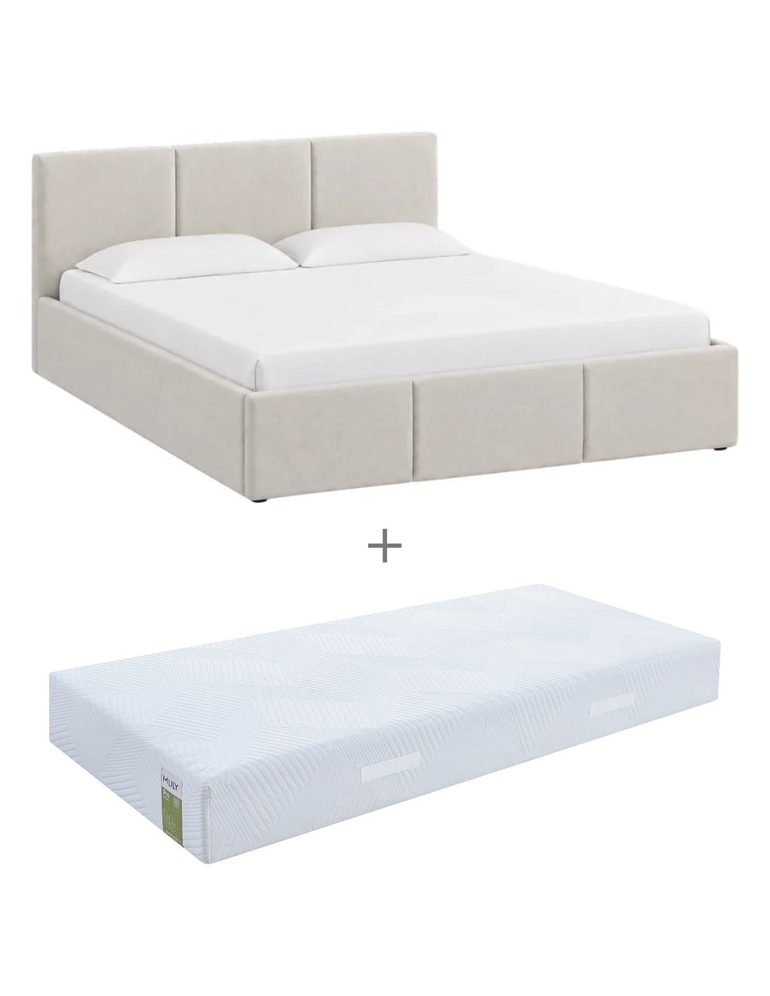 Emilia Bed + Mlily Pro Mattress