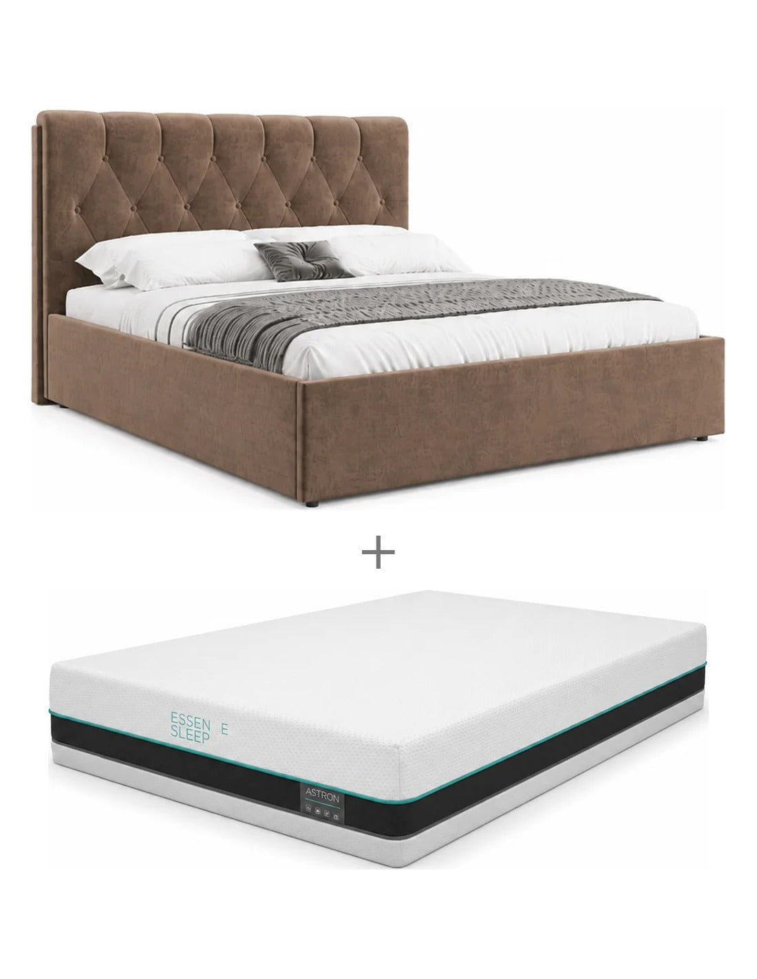 160x200 Lova Imperija + Essence Sleep Astron čiužinys