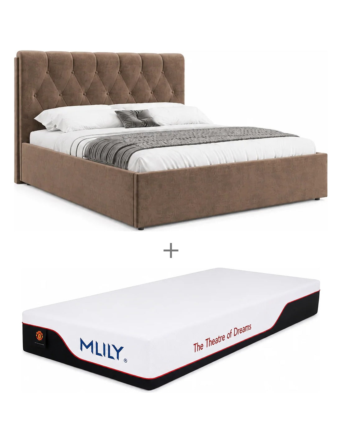 160x200 Imperija Bed + Mlily Supreme Mattress